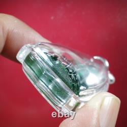 PHRA KAEW MORAKOT lLP JIANG BE. 2500 Wat Charoen Sukharam Thai buddha amulet #2