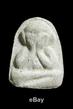 PHRA PIDTA Be. 2475 RARE Talisman Luck Protect Thai Buddha Amulet With Case Rare