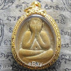 PHRA PIDTA LP TOH WAT PRADOOSHIMPEE PIM JUMBO 1 Thai Amulet Buddha BE. 2521#3