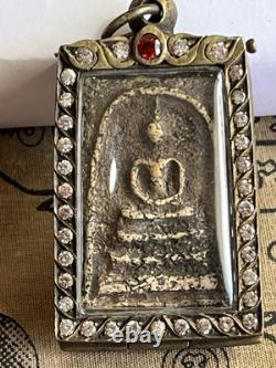 PHRA SOMDEJ TOH WAT Rakhang! OLD RARE THAI AMULET ANTIQUE BUDDHA