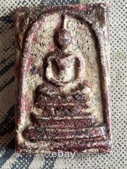 PHRA SOMDEJ WAT Bang Khun Phrom, OLD RARE THAI AMULET ANTIQUE BUDDHA