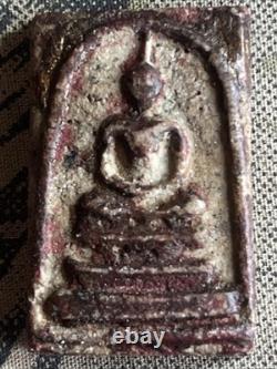 PHRA SOMDEJ WAT Bang Khun Phrom, OLD RARE THAI AMULET ANTIQUE BUDDHA