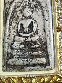 PHRA SOMDEJ WAT Rakhang! Phim Prok Poh, OLD RARE THAI AMULET ANTIQUE BUDDHA