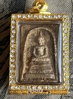 PHRA SOMDEJ WAT Rakhang! Phim Yai, OLD RARE THAI AMULET ANTIQUE BUDDHA