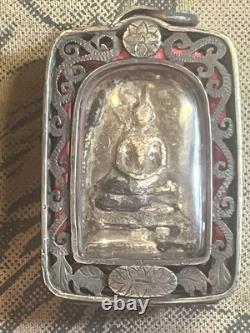 PHRA SOMDEJ WAT Rakhang! Phim Yai, OLD RARE THAI AMULET ANTIQUE BUDDHA