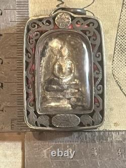 PHRA SOMDEJ WAT Rakhang! Phim Yai, OLD RARE THAI AMULET ANTIQUE BUDDHA