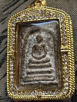 PHRA SOMDEJ WAT Rakhang! Phim Yai, OLD RARE THAI AMULET ANTIQUE BUDDHA