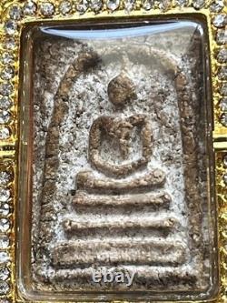 PHRA SOMDEJ WAT Rakhang! Phim Yai, OLD RARE THAI AMULET ANTIQUE BUDDHA