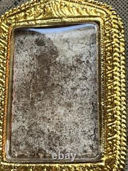 PHRA SOMDEJ WAT Rakhang! Phim Yai, OLD RARE THAI AMULET ANTIQUE BUDDHA