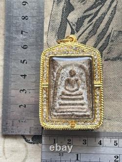 PHRA SOMDEJ WAT Rakhang! Phim Yai, OLD RARE THAI AMULET ANTIQUE BUDDHA