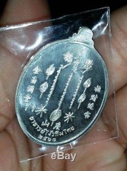 Pae Rong See Thai Buddha Amulet POWER Protect Genuine Wealthy Success Hot Rare