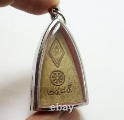 Phra Buddha Chinnaraj Indochine Blessed 1942 Thai Magic Yant Real Amulet Pendant