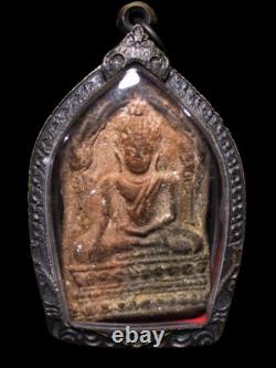 Phra Buddha Chinnarat Baisema Terracotta Thai Amulet 16/17th C
