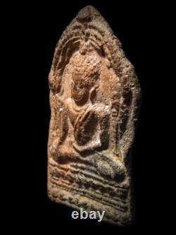 Phra Buddha Chinnarat Baisema Terracotta Thai Amulet 16/17th C