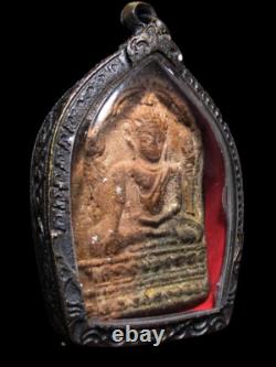 Phra Buddha Chinnarat Baisema Terracotta Thai Amulet 16/17th C
