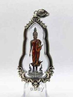 Phra Buddha Sirisuk Thai Amulet Pendant Artistry Wat Traiphum Sattham Thailand