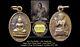 Phra Buddha+mae Nangkwang Lp Chong Wat Natangnok 2500 Magic Coin Old Thai Amulet