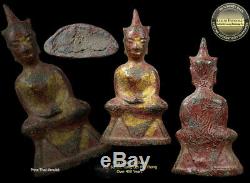 Phra Chai Ayutthaya Buddha Samrit 9cm-high Samrit Stautue Bucha Size Thai Amulet