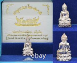 Phra Chai Wat Si Wichai Silver Buddha Amulet Pho Than Khloi Thai Talisman 2557