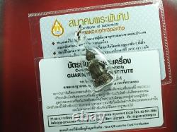 Phra Chaiwat (Nuer Nava)LP Koon wat banrai. BE 2536 Thai buddha amulet&card #3