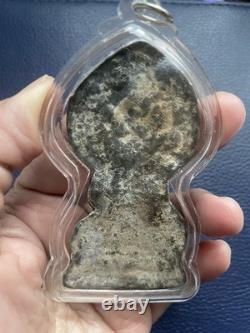 Phra Chiang Seen Thai Buddha Amulet-Old &Worn-In Plastic Case-As Is
