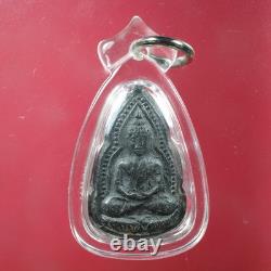 Phra Chinnaraj Lp Ngern Wat Don Yay Hom, BE. 2502, Thai buddha amulet &Card