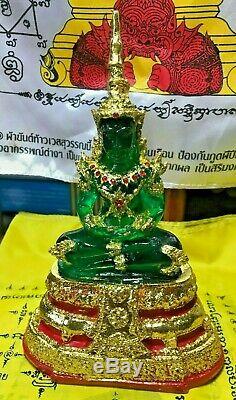 Phra Kaew Morakot Seasons Buddha Protect Love Thai Amulet Rich Magic Devil Green