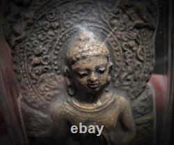 Phra Kan Phai LP Pina Wat Sanom Lao Rare Buddha 1984 Big Pendant