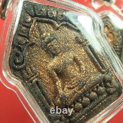 Phra Khun (Lek&Yai) Paen Plai Kaew Pong Prai Kanya Wat Kae, thai buddha amulet #1