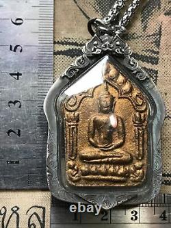 Phra Khun Paen, L P Tim Wat Rahanrai Have Takoot, Real Case, Thai Buddha amulet