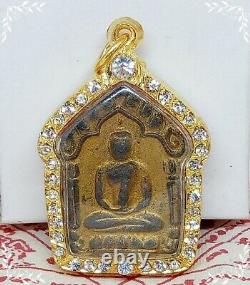 Phra Khun Paen LP Tim Wat Rahanrai 9 Takrut Pendant Talisman Thai Buddha Amulet