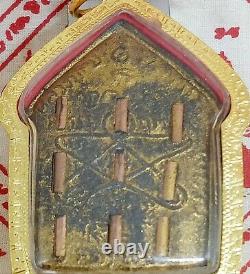 Phra Khun Paen LP Tim Wat Rahanrai 9 Takrut Pendant Talisman Thai Buddha Amulet
