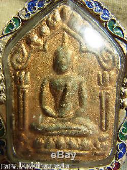 Phra Khun Paen, Phan, L P Tim, Phra Nakprok, Yunt Ha on the back, Thai Buddha amulet