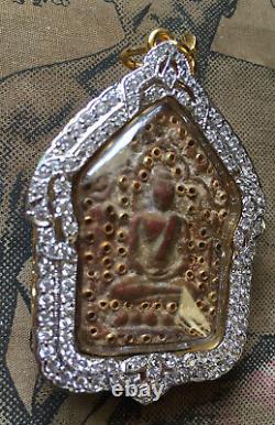 Phra Khun Paen Phan L P Tim Wat Rahanrai Takroot Thai Buddha amulet year 2518