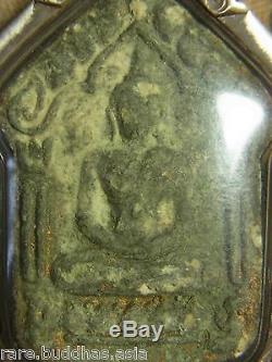 Phra Khun Paen, Phan, L P Tim, Wat Rahanrai Yunt Ha on the back, Thai Buddha amulet