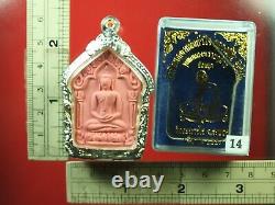 Phra Khun Phan LP. TIM BE 2557. Wat Rahanrai Thai buddha amulet & Card