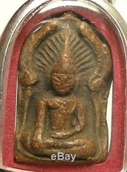 Phra Khunpaen Strong Love Attraction Thai Buddha Amulet Lucky Gamble Win Pendant