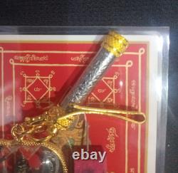 Phra Koh Loi Thai Buddha Amulet Talisman Charm Garuda Pendant Safety