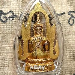 Phra Kring Chinnarat (cha-na-marn)Wat Phra Si Ratana Mahathat Thai Buddha Amulet