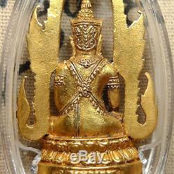 Phra Kring Chinnarat (cha-na-marn)Wat Phra Si Ratana Mahathat Thai Buddha Amulet