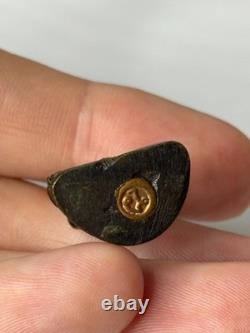 Phra Kring Naga Bronze Statue Chatree Talisman Dragon Thai Buddha Amulet 1 1/4