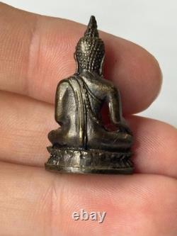 Phra Kring Naga Bronze Statue Chatree Talisman Dragon Thai Buddha Amulet 1 1/4