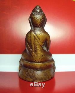 Phra Kring Old Thai Buddha Metal Southeast Asia collectible Very Rare