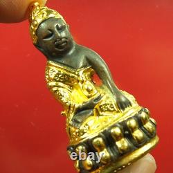 Phra Kring Pavares, Wat Bowanniwet Gold, Thai Buddha amulet, Thai amulet #08