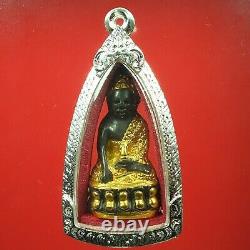 Phra Kring Pavares, Wat Bowanniwet Gold, Thai Buddha amulet, beautiful! #10