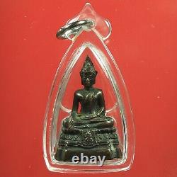 Phra Kring Po. Por. Ror Wat Bawonnivet Be2508 Thai Buddha Amulet & Card