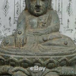 Phra Kring Sitting Statue Thai Amulet Phra Buddha Figure Buddhism Powerful