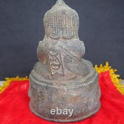 Phra Kring Statue Holy Buddhism Talisman Rare Collectible Brass Buddha amulet