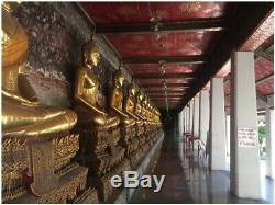 Phra Kring Wat Suthat Rare Bronze Be 2485 Thai Buddha Amulet