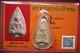 Phra Kru Wat Ling Khob Pim Phra Kleeb Bua Clay, BE. 2410, Thai Buddha Amulet